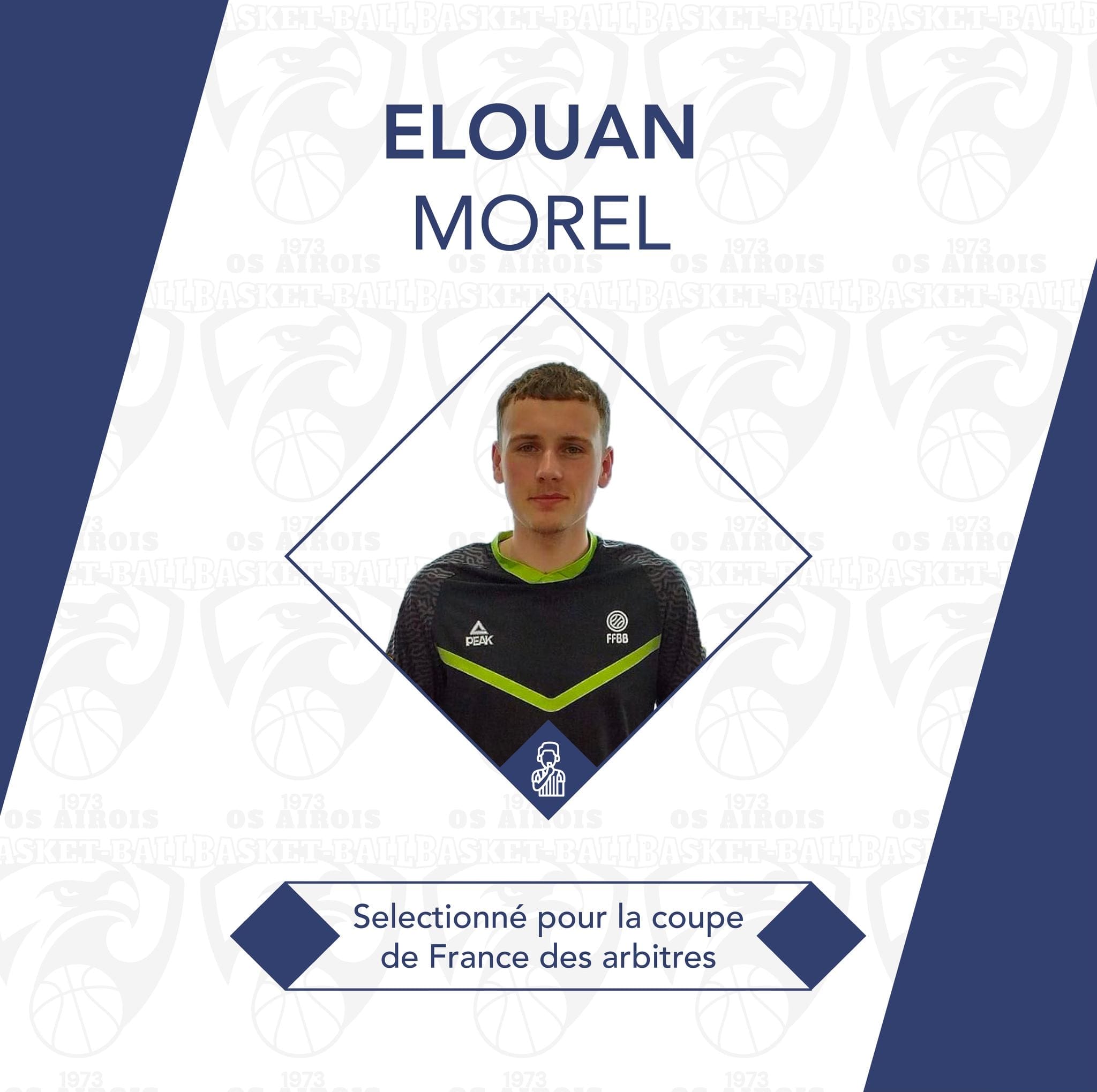 Elouan Morel représentera l'OSA Aire de Basket au niveau national coupe de france