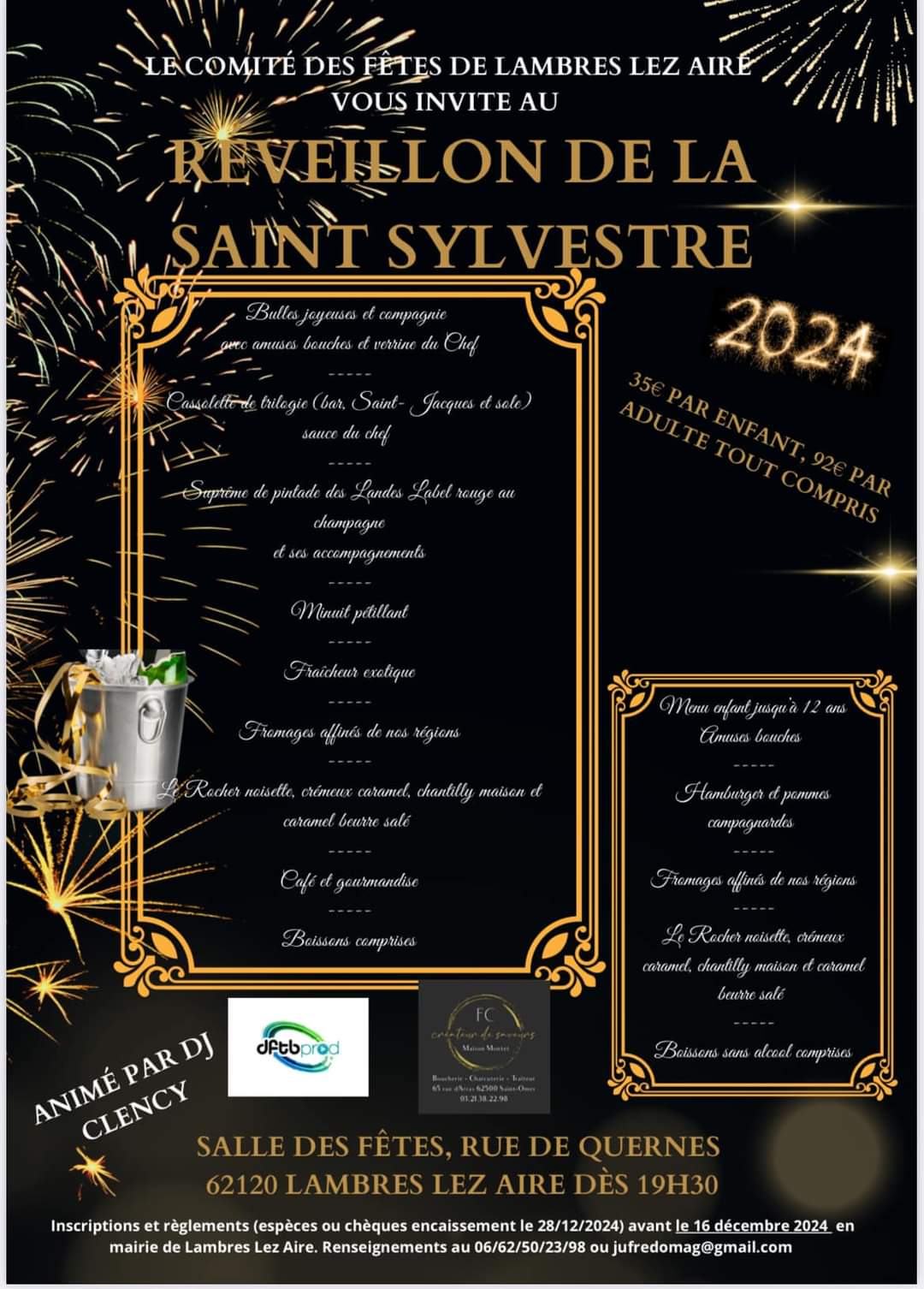 Saint sylvestre lambres les Aire